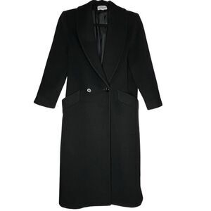 Vintage Bloomingdale’s Wool and Cashmere Blend Overcoat Approx Size Large 3/4 Sl